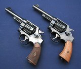 Pair S&W 1917s, Military & Commercial, custom cased - 2 of 13