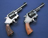 Pair S&W 1917s, Military & Commercial, custom cased - 3 of 13