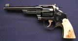 Nice old customized S&W Outdoorsman .38 in the box - 1 of 9