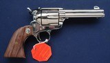 NIB Custom Shop Colt SAA 4 3/4" nickel 44-40 - 2 of 7