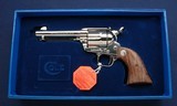 NIB Custom Shop Colt SAA 4 3/4" nickel 44-40 - 1 of 7