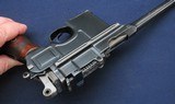Stunning Mauser Broomhandle Red Nine w/ matching stock - 10 of 16