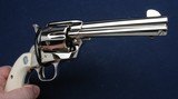 NIB 1994 nickel Colt SAA w/elephant ivory - 5 of 9