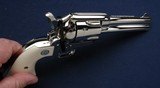 NIB 1994 nickel Colt SAA w/elephant ivory - 4 of 9