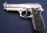 Beautiful used stainless/chrome Taurus PT 92 AFS - 2 of 7