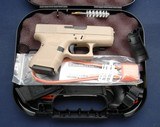 NIB Glock 26 Desert tan w/nights - 1 of 7