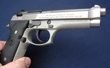 Excellent used stainless Beretta 92FS 9mm - 5 of 7