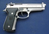 Excellent used stainless Beretta 92FS 9mm - 2 of 7