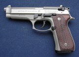 Excellent used stainless Beretta 92FS 9mm - 1 of 7