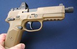 Virtually new- old stock FN FNP-45 with RMR - 5 of 7
