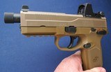 Virtually new- old stock FN FNP-45 with RMR - 6 of 7