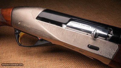 NIB Ethos Field Nickel Engraved 12 Gauge