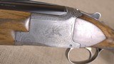 Browning Superposed Pigeon Grade 12Ga 2 barrel set, Engraved by Felix Funken signed both sides of receiver Circa 1957- Cased, Tolex leather case - 13 of 18
