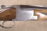 Browning Superposed Pigeon Grade 12Ga 2 barrel set, Engraved by Felix Funken signed both sides of receiver Circa 1957- Cased, Tolex leather case - 12 of 18