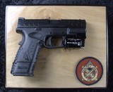 Excellent Springfield Armory XD M Elite Compact in .45Acp W/Custom Case