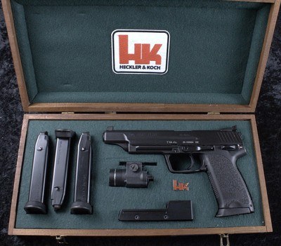 Top Notch Heckler & Koch USP Elite in .45Acp W/ Custom Case & OEM Box
