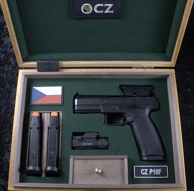 Wonderful CZ P-10 F in .45Acp W/ Custom Case & OEM Box