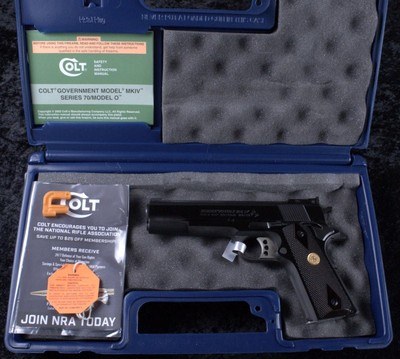 Like NIB Colt Series 70 MK IV Gold Cup National Match in .45Acp - Image 1 of 10