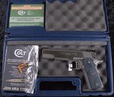 Like NIB Colt Government Series 70 Gold Cup Trophy in 9mm W/ OEM Box & Papers - 2 of 10