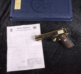 Like NIB Colt 1911 Government 50th Anniversary Vietnam Veterans Tribute #267 of 500 W/ OEM Box, Papers - 1 of 11