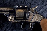 UNFIRED! John Wayne Uberti Schofield Commemorative in .44WCF W/ Showcase, White Shipping box & Papers - 6 of 11