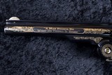 UNFIRED! John Wayne Uberti Schofield Commemorative in .44WCF W/ Showcase, White Shipping box & Papers - 7 of 11