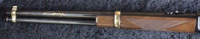 UNFIRED!!! Uberti- Winchester 1873 John Wayne Commemorative in .45LC W/ Black Hardcase, White shipping box - Image 2 of 11