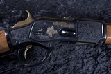 UNFIRED!!! Uberti- Winchester 1873 John Wayne Commemorative in .45LC W/ Black Hardcase, White shipping box - Image 9 of 11