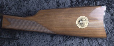 UNFIRED!!! Uberti- Winchester 1873 John Wayne Commemorative in .45LC W/ Black Hardcase, White shipping box - Image 4 of 11