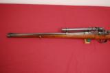 Baby Mauser Custom Mannlicher in 222Remington Caliber with vintage 330 Weaver Scope - 7 of 13