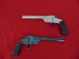 TWO ( 2 ) Second Model Smith & Wesson Single Shot Pistols
-
One Blue & One Nickel - 1 of 20