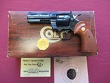 Colt Python 4" in Original Box Unfired with Papers - 5 of 14