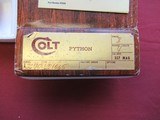 Colt Python 4" in Original Box Unfired with Papers - 2 of 14