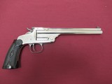 Smith & Wesson Model of 1891-
Second Model Nickel in 22 LR Caliber - 1 of 16