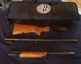 New Rossi Pair of interchangable 410 and 17 HMR barrels with wood stock, forend, and case - 1 of 4