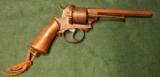 Early European Double action Pinfire revolver - 1 of 4