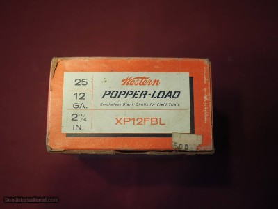 Western 12ga Popper Load full box