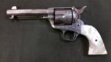 Colt Frontier Six Shooter Real Pearl Grips 44-40 Nickel Finish - 2 of 13