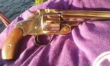 SMITH&WESSON NEW MODEL No. 3 SINGLE ACTION REVOLVER, AUSTRALIAN MODEL. 250 MANUFACTURED, ALL NICKEL PLATED. - 2 of 6