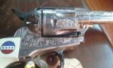 Umberto mfrd. "GENERAL PATTON COMMEMORATIVE" Colt Silver Glenn Action Army, fully engraved, silver plated, 4 3/4" barrel in .45 Long Co - 5 of 14