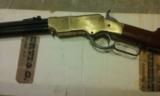 Uberti Brass Frame 1860 Henry Rifle in original box - 2 of 8
