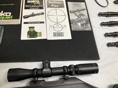 Sako Quad (4)- 17HMR -17Mach-2 - 22LR and 22 magnum - Image 6 of 13