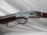 Winchester Model 1873 38 WCF 24 inch round barrel Full Mag, Crescent Butt - 1 of 13