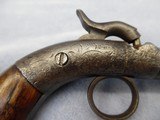 Engraved Bacon & Co. Antique Ring TriggerBoot Pistol - 2 of 15