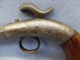 Engraved Bacon & Co. Antique Ring TriggerBoot Pistol - 6 of 15