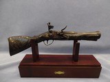 Antique Flintlock Blunderbuss Morrish Carved with Gold & Silver Inlaid Circa 1790's - 1 of 15