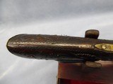 Antique Flintlock Blunderbuss Morrish Carved with Gold & Silver Inlaid Circa 1790's - 12 of 15