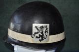 World War II US Officers Helmet Liner and Helmet - 7 of 8
