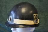 World War II US Officers Helmet Liner and Helmet - 8 of 8