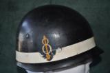 World War II US Officers Helmet Liner and Helmet - 6 of 8